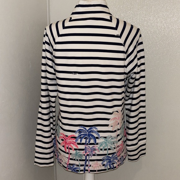 Lilly Pulitzer Skipper Popover- Desert Palm Stripe - Picture 7 of 14